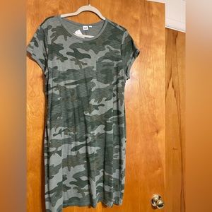 Gap size XL camp t-shirt dress